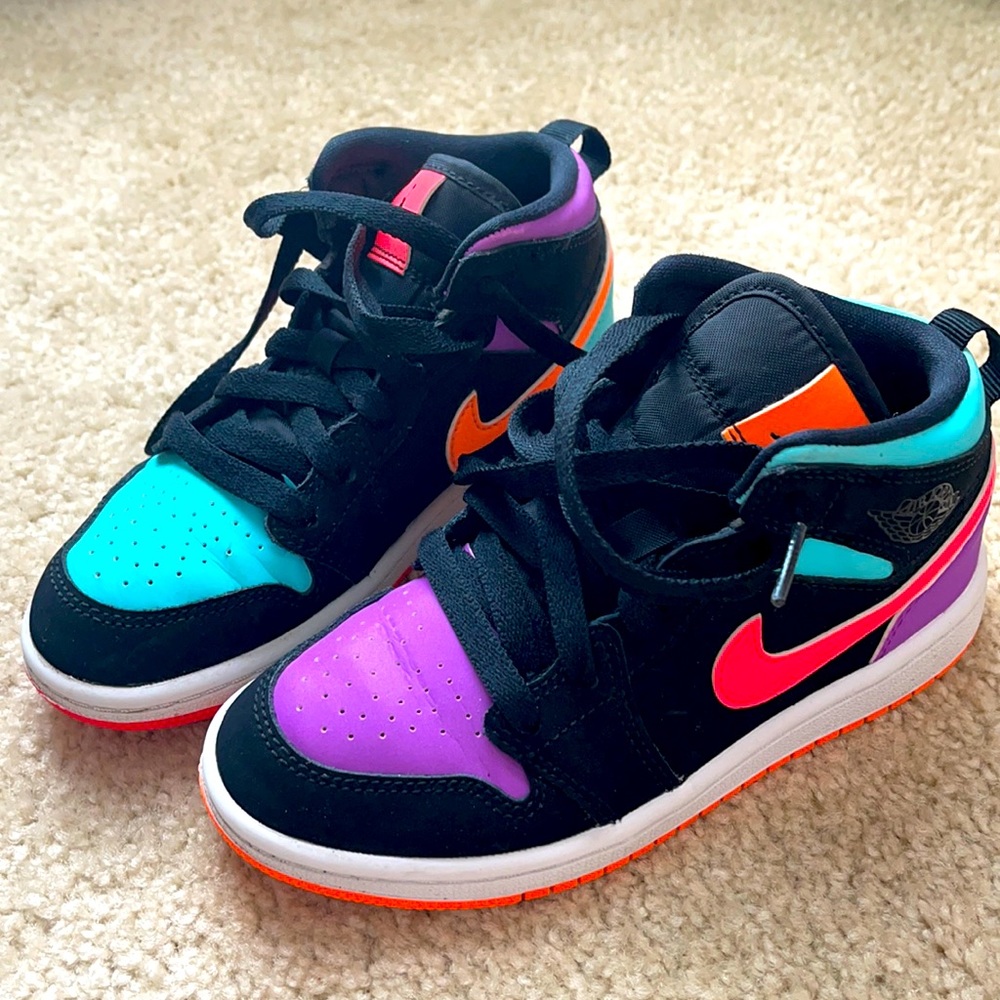 Nike Jordan 1 Mid Multi-Color (Candy) Youth Sz 12C
